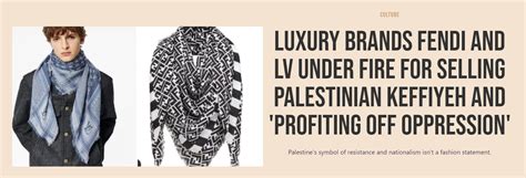 fendi kaffiyeh|Analyzing Fendi's Connection to Israel .